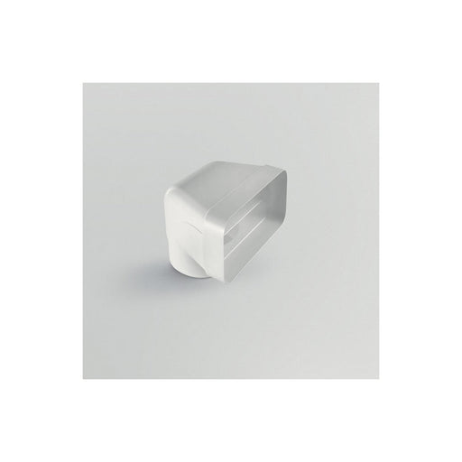 Elica 150mm Round-to-Rectangular 90&deg; Bend Vertical Fitting - Unbeatable Bathrooms