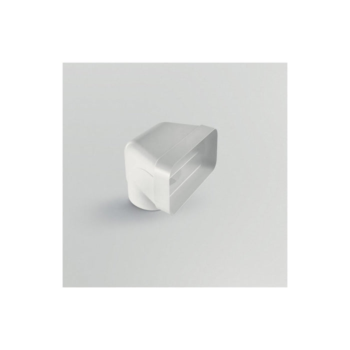 Elica 150mm Round-to-Rectangular 90&deg; Bend Vertical Fitting - Unbeatable Bathrooms