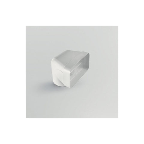 Elica 150mm Round-to-Rectangular 90&deg; Bend Vertical Fitting - Unbeatable Bathrooms