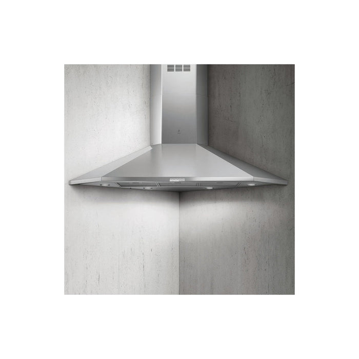 Elica Acuta 100cm Corner Chimney Hood - St/Steel - Unbeatable Bathrooms