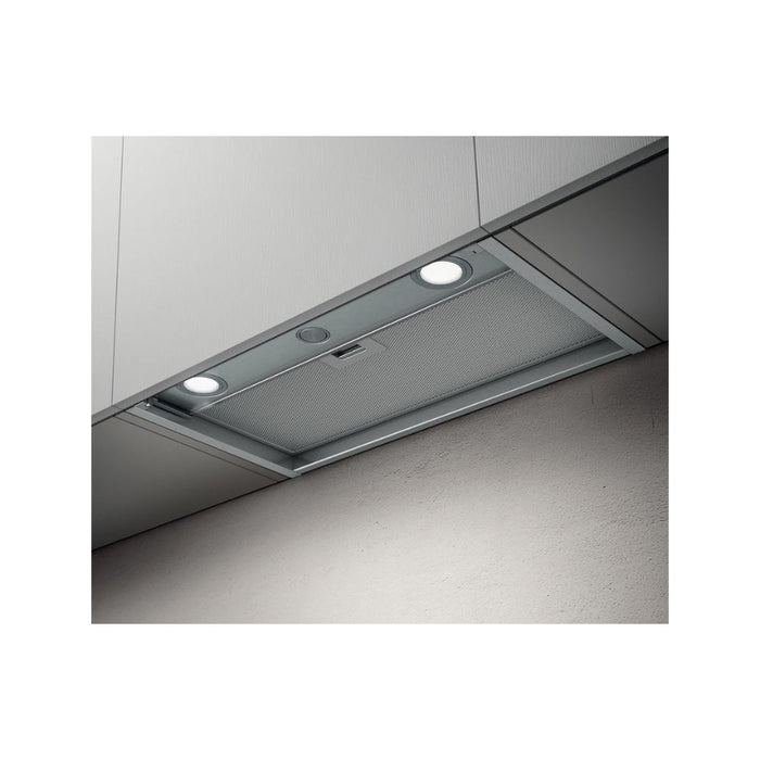 Elica Boxin Lux Integrated Hood - St/Steel & White Glass - Unbeatable Bathrooms