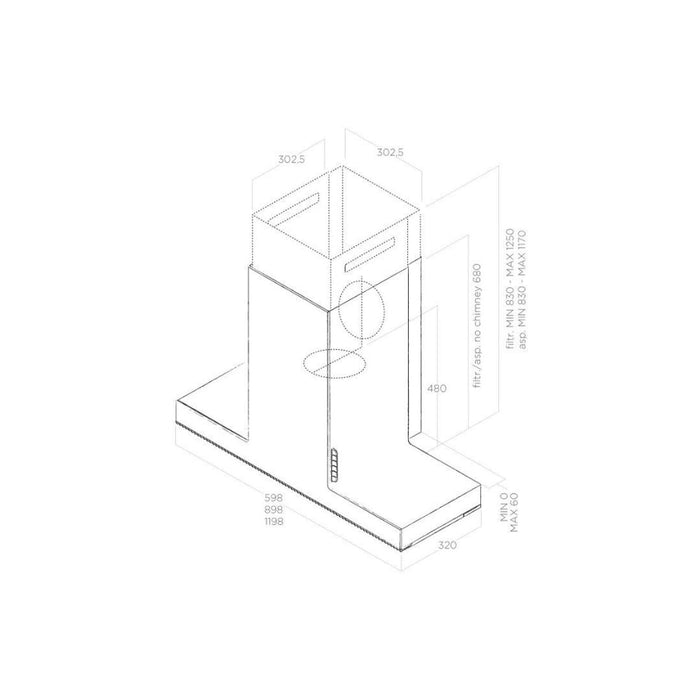 Elica Haiku Chimney Hood - Unbeatable Bathrooms