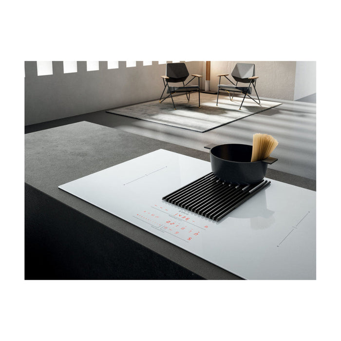 Elica NikolaTesla Libra 85cm Induction Hob (Recirculating) - White - Unbeatable Bathrooms