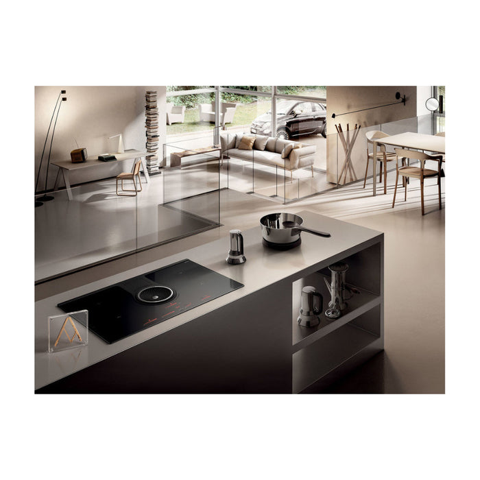 Elica NikolaTesla One 85cm Induction Hob - Black - Unbeatable Bathrooms