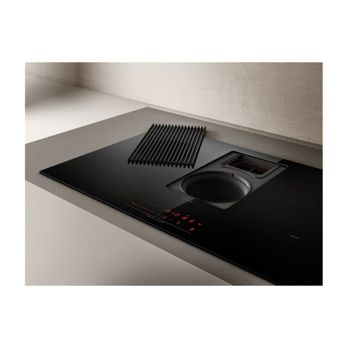 Elica NikolaTesla Prime 85cm Venting Induction Hob (Recirculating) - Black - Unbeatable Bathrooms