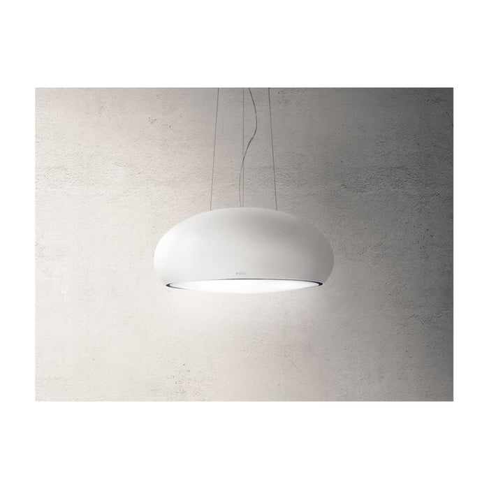 Elica Pearl 80cm Suspended Hood - Matt White - Unbeatable Bathrooms