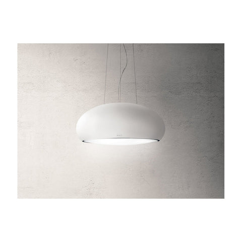 Elica Pearl 80cm Suspended Hood - Matt White - Unbeatable Bathrooms