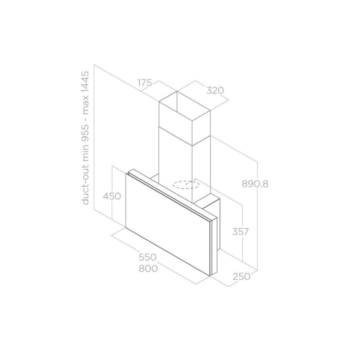 Elica Plat Chimney Hood - Unbeatable Bathrooms
