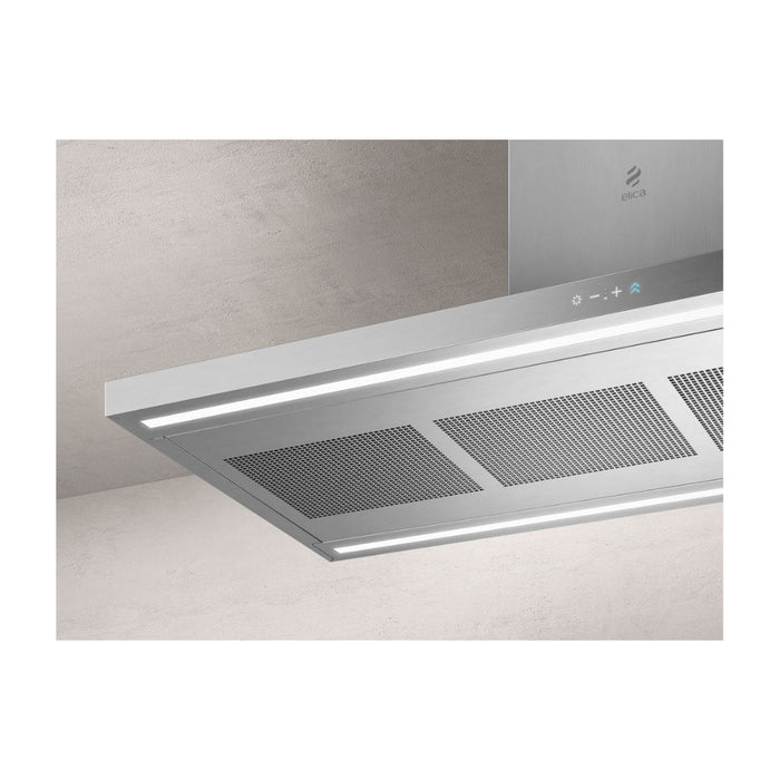 Elica Thin 120cm Slimline Island Hood - St/Steel - Unbeatable Bathrooms