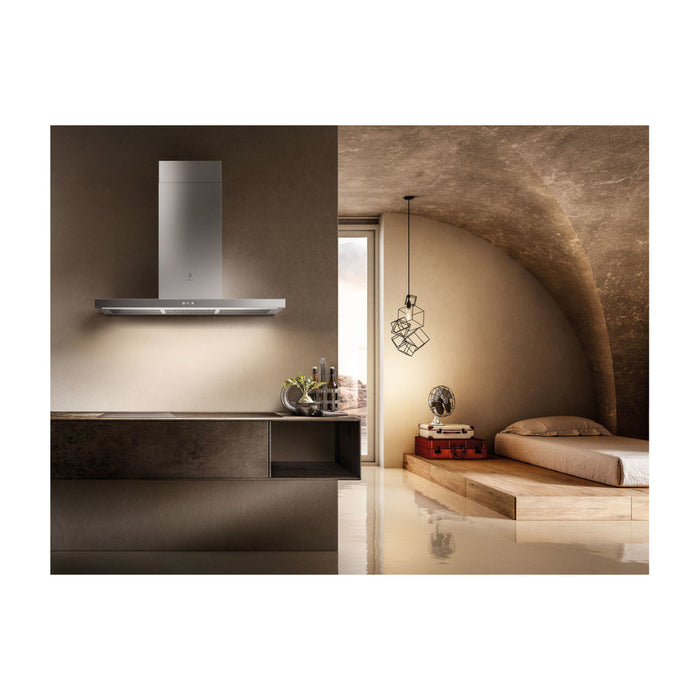 Elica Thin Slimline Chimney Hood - St/Steel - Unbeatable Bathrooms
