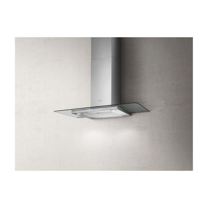 Elica Tribe Flat Glass Chimney Hood - St/Steel - Unbeatable Bathrooms