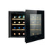Elica Veritas BI24 B/I 60cm Wine Cabinet - Black Gloss - Unbeatable Bathrooms