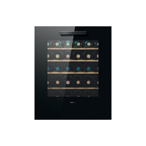 Elica Veritas BI36 B/I 60cm Wine Cabinet - Black Gloss - Unbeatable Bathrooms