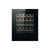 Elica Veritas BI36 B/I 60cm Wine Cabinet - Black Gloss - Unbeatable Bathrooms