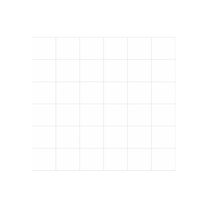 Fibo 10x10cm Square Tile Splashback - Denver White (Pk/2) - Unbeatable Bathrooms