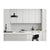 Fibo 10x10cm Square Tile Splashback - Denver White (Pk/2) - Unbeatable Bathrooms