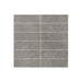 Fibo 30x10cm Rectangular Tile Splashback - Grey Sahara (Pk/2) - Unbeatable Bathrooms