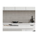 Fibo 30x10cm Rectangular Tile Splashback - Grey Sahara (Pk/2) - Unbeatable Bathrooms