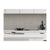 Fibo 30x10cm Rectangular Tile Splashback - Grey Sahara (Pk/2) - Unbeatable Bathrooms