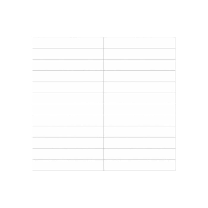 Fibo 30x5cm Rectangular Tile Splashback - Denver White (Pk/2) - Unbeatable Bathrooms