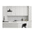 Fibo 30x5cm Rectangular Tile Splashback - Denver White (Pk/2) - Unbeatable Bathrooms