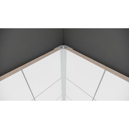 Fibo 2-Part 2.4m Internal Corner Profile - Unbeatable Bathrooms
