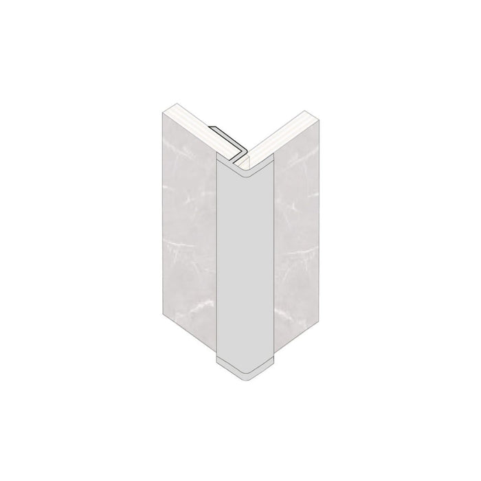 Fibo 2.4m Square External Profile - Unbeatable Bathrooms