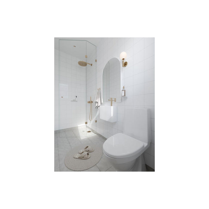 Fibo Contemporary - Denver White (Tile Effect) - Unbeatable Bathrooms