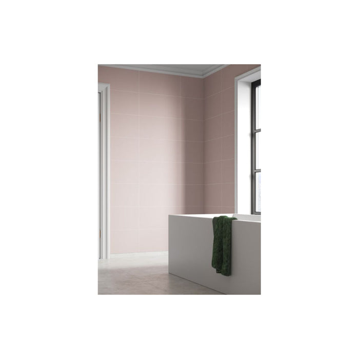 Fibo Contemporary - Dusky Pink (Tile Effect) - Unbeatable Bathrooms