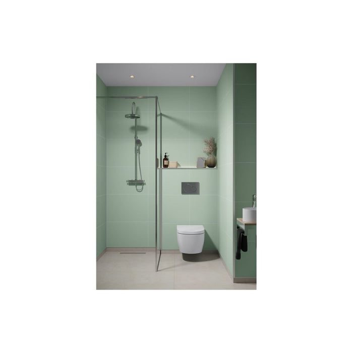 Fibo Contemporary - Light Green (Tile Effect) - Unbeatable Bathrooms