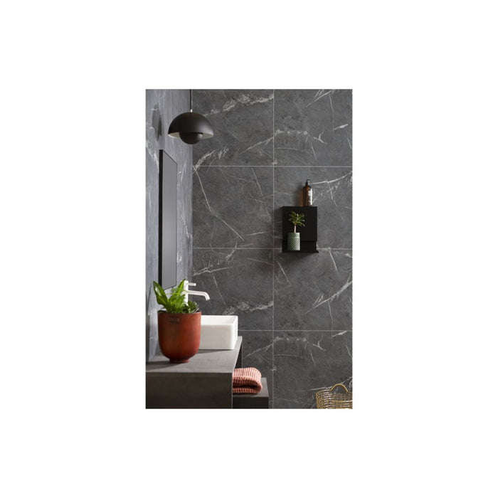 Fibo Marble - Black Marble (Tile Effect) - Unbeatable Bathrooms