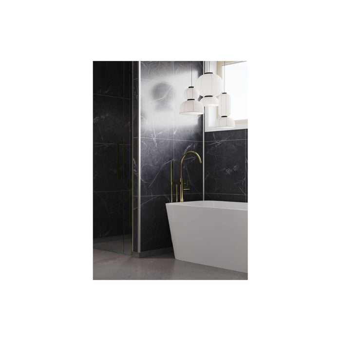 Fibo Marble - Black Marble (Tile Effect) - Unbeatable Bathrooms