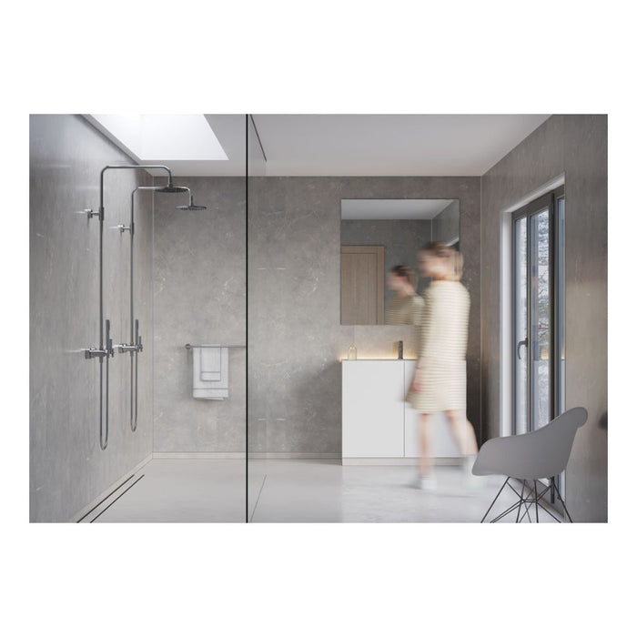 Fibo Marble - Grey Marble (Plain Marble) - Unbeatable Bathrooms