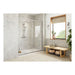 Fibo Marble - White Marble (Plain Marble) Enclosure & Shower Pack - Unbeatable Bathrooms