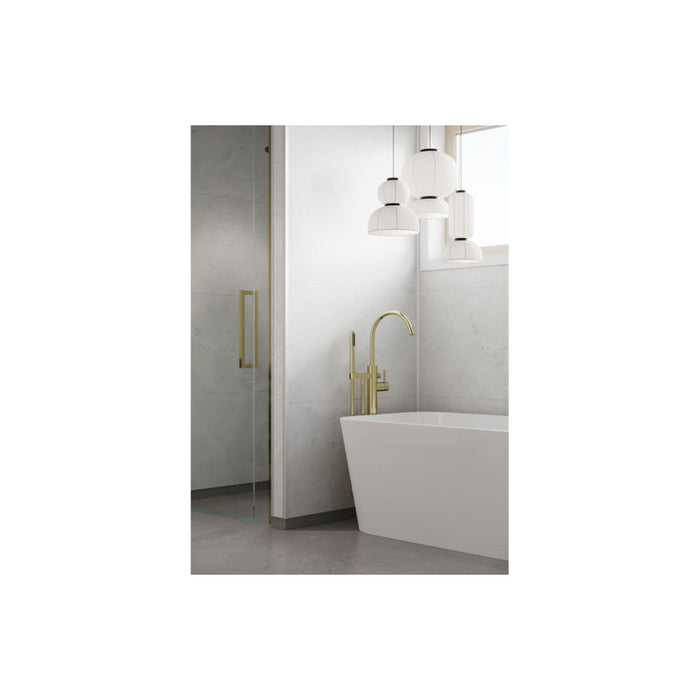 Fibo Marble - White Marble (Tile Effect) - Unbeatable Bathrooms