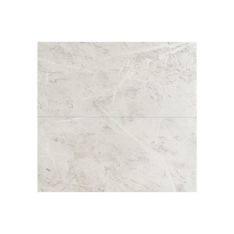 Fibo Marble - White Marble (Tile Effect) - Unbeatable Bathrooms