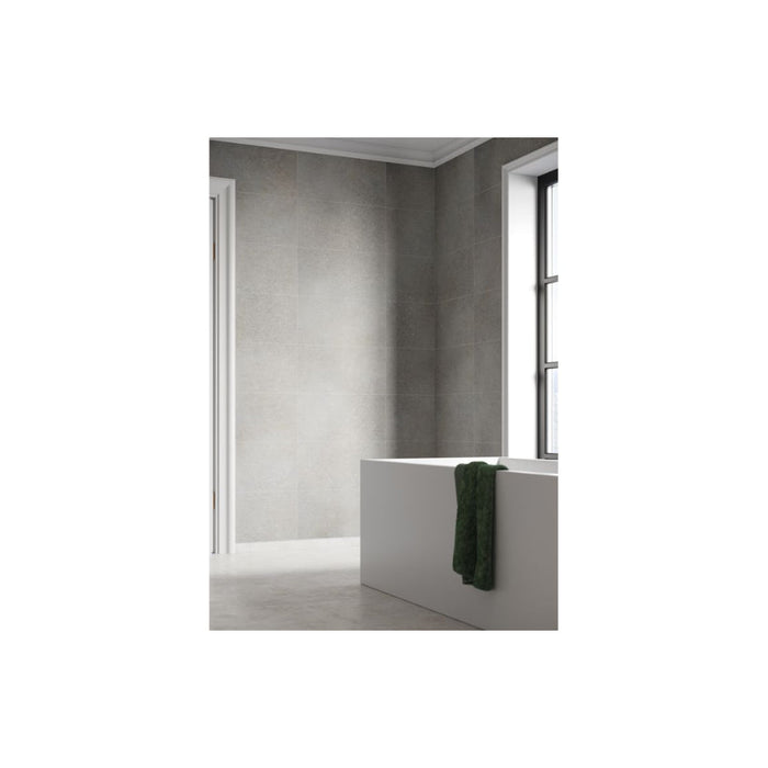 Fibo Scandinavian - Grey Concrete (Tile Effect) - Unbeatable Bathrooms