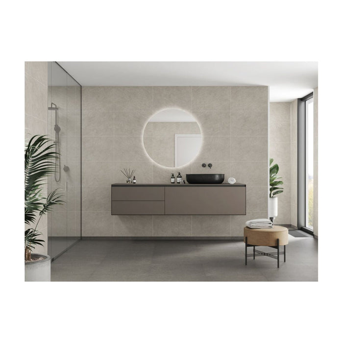 Fibo Scandinavian - Grey Sahara (Tile Effect) - Unbeatable Bathrooms