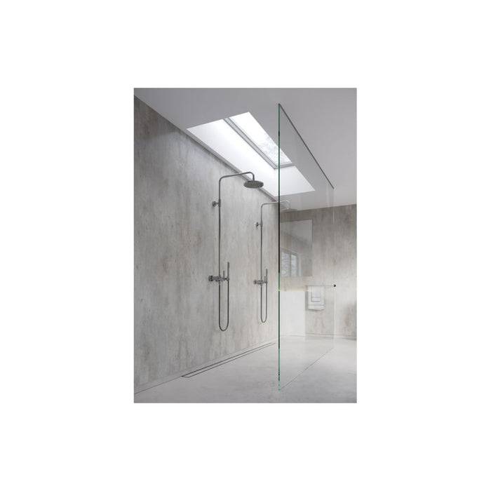 Fibo Signature - Cracked Cement (Plain Panel) - Unbeatable Bathrooms