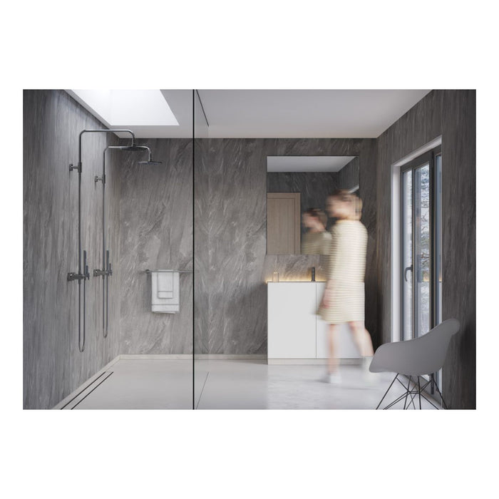 Fibo Signature - Grey Stone (Plain Panel) - Unbeatable Bathrooms