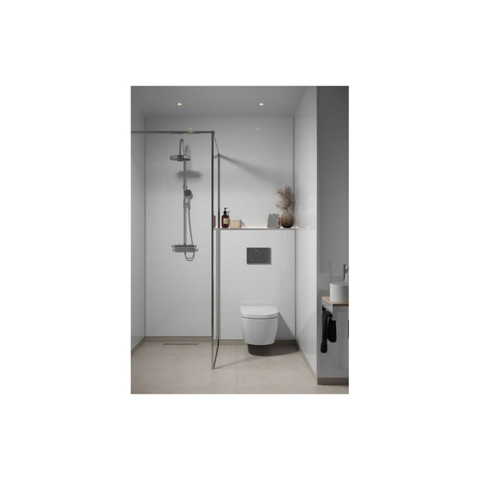 Fibo Timeless - Crystal White - High Gloss (Plain Panel) - Unbeatable Bathrooms