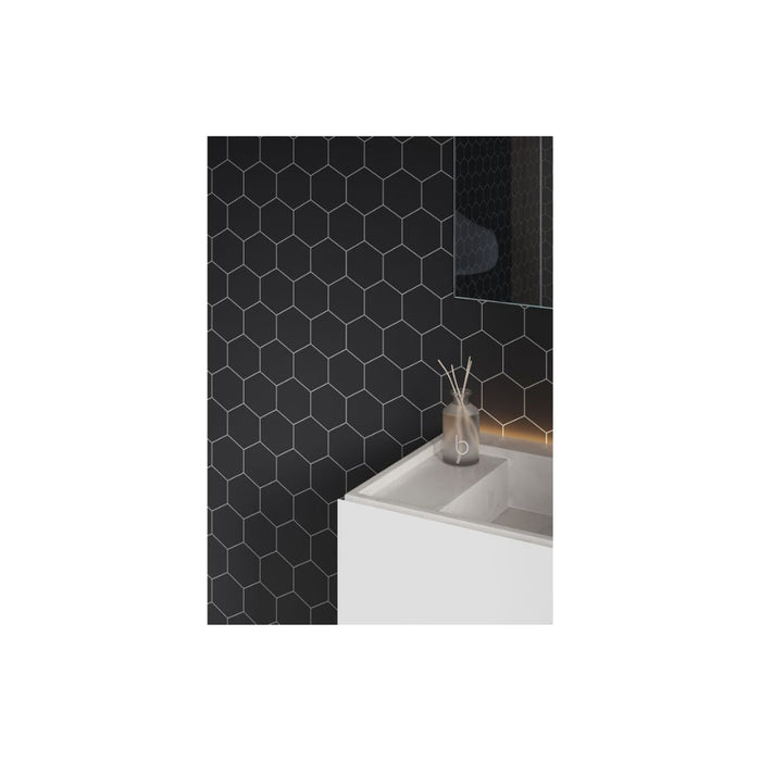 Fibo Urban - Black Silk (Hexagonal) - Unbeatable Bathrooms