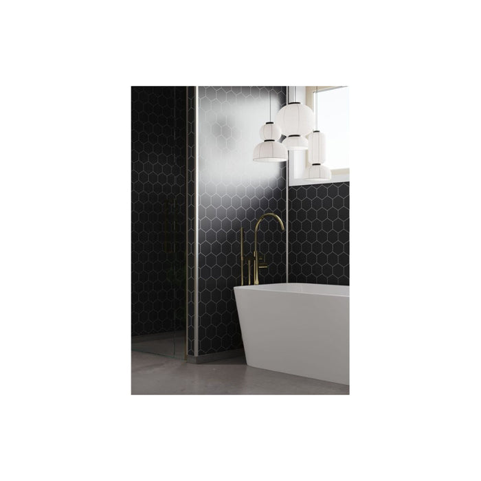 Fibo Urban - Black Silk (Hexagonal) - Unbeatable Bathrooms
