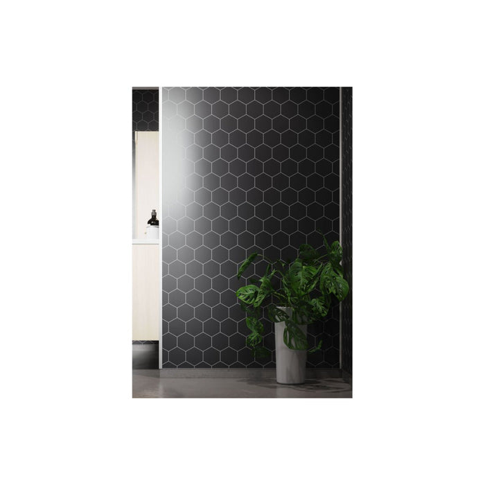 Fibo Urban - Black Silk (Hexagonal) - Unbeatable Bathrooms