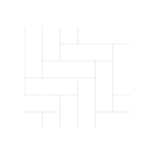 Fibo Urban - Denver White (Straight Herringbone) - Unbeatable Bathrooms