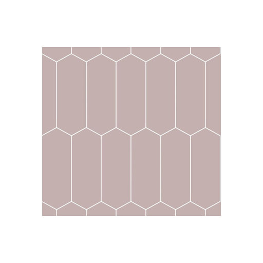 Fibo Urban - Dusky Pink (Elongated Hexagonal) - Unbeatable Bathrooms
