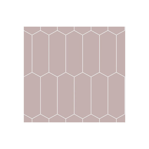 Fibo Urban - Dusky Pink (Elongated Hexagonal) - Unbeatable Bathrooms