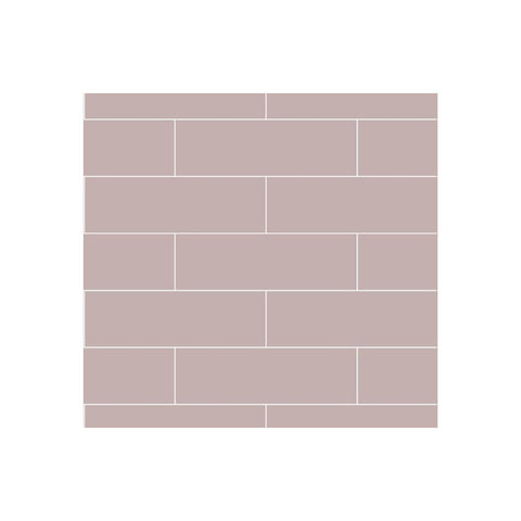 Fibo Urban - Dusky Pink (Metro Brick) - Unbeatable Bathrooms