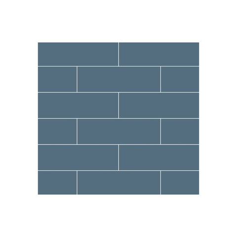 Fibo Urban - Dusty Blue (Metro Brick) - Unbeatable Bathrooms