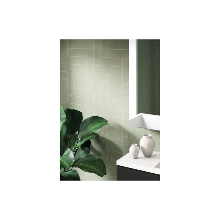 Fibo Urban - Olive Green (Straight Herringbone) - Unbeatable Bathrooms